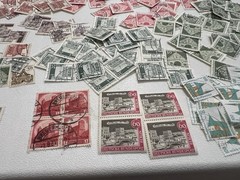GERMANY STAMPS ARCHITECTURE CASTLES DEUTSCHES REICH, BUNDESPOST