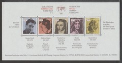 ✔️ GERMANY Tuberculosis stamps 1989. complete sheet PERFORATED