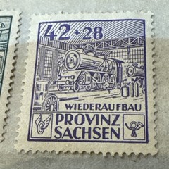 Briefmarken stamp Germany Deutschland – – Sachsen world war 2
