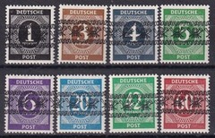 American Zone 1948 MI I/I-VIII/I signed SchlegelBPP MNH VF / CAT VALUE $600