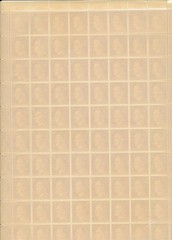 Stamp Germany 12 PF Adolf Hitler Sheet 1941 WWII 3rd Reich German MNH Faults 2