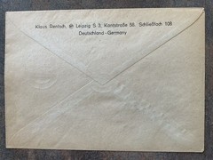 DDR GDR 1950 250 per3 FDC ITEM BEAUTIFUL First Day Cover to the USA (C6839