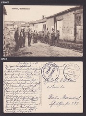 GERMANY 1916, Fieldpost card, Nantillois, France