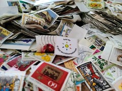 Germany Stamp Collection Used -Each Lot: 300 Different Surcharge Zuschlag Stamps