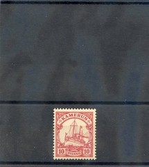 CAMEROUN Sc 9(MI 9)*F-VF LH 10PF CARMINE $75
