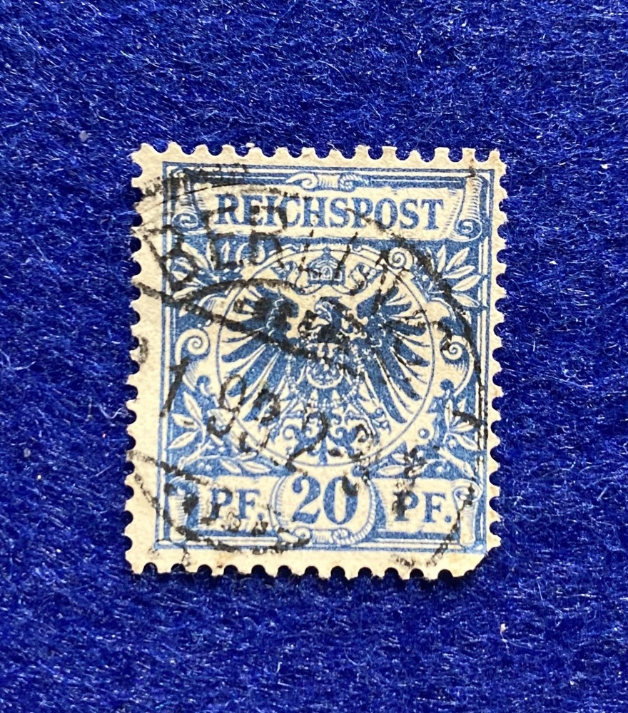 1899 GERMANY DEUTSCHES REICH- Imperial Eagle 20pf -MLH