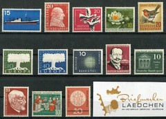 13 x Bundle of 1957 Mint Postfrisch Stamps Set 255-258 266-269 274/5 276-278