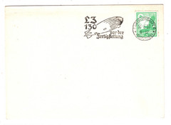 ZEPPELIN *LZ.130* PICTORIAL MACHINE Cancel Postcard 1937 Friedrichshafen KZ379