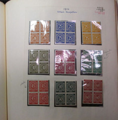 Germany Post War Stamps Album, Allied Military, MNH, MH, Used