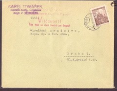 Bohemia and Moravia – Letter of requisition to Prague 1941