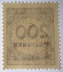 Travelstamps: 1923 German Stamps Inflation Series Mi:323, OP, MNH, 200 Millionen