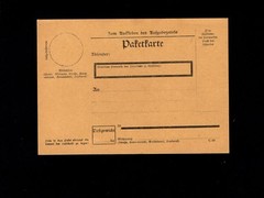 Germany Mint Unused Paket or Package Card 7k