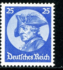 Germany 1933 Fredrick the Great 25pf Ultra Sc#400 Mint V526
