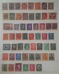 Germany. 102 different used postal stamps.