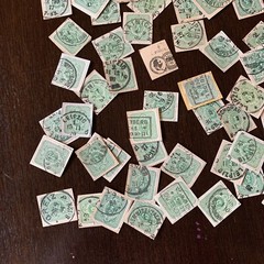 RESELLER LOT 1870’s 1880’s GERMANY 2-3 pf STAMPS ON PAPER, MANY NICE CANCELS #2