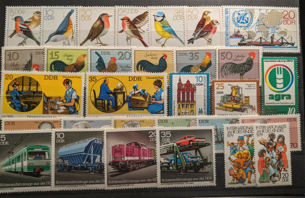 East Germany / DDR 1979 Complete Year Set MNH