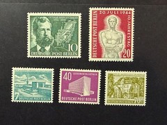 Germany Berlin # 9N 105-107 & 108-110 MLH 2024 Scott Catalogue Value $ 45.50
