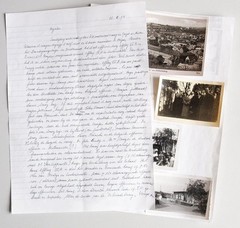 GERMANY Belgium/Holland 1940+ Oflag III A + VII B, Camp Photos + POW Letter