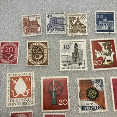 28 USED/Cancel mixed West Germany Deutsche Bundespost 1950-1990 Stamps. $1Ships.