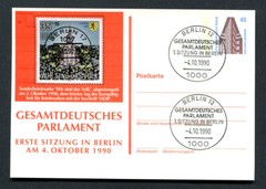 Germany – BRD : Special stationary from 1990 – fancy cancels Berlin – CTO