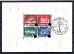 Third Reich OSTROPA Block 3 in perfect condition 1100EUR (AA4732)