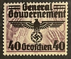 Travelstamps:Germany Stamp Poland – Mint Original Gum MNH OG