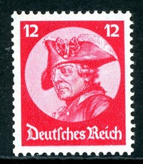 Germany 1933 Fredrick the Great 12pf Carmine Sc#399 MNH V525