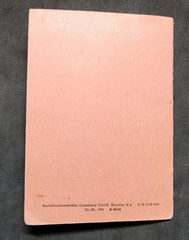 Post WW2 FDGB Members book w Revenue Stamps Free German Trade Union Federation