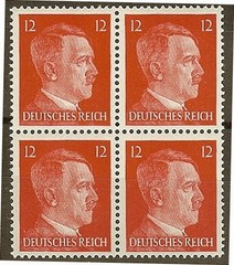 Stamp Selection Germany Block WWII 3rd Reich Hitler Official 12PF MNH