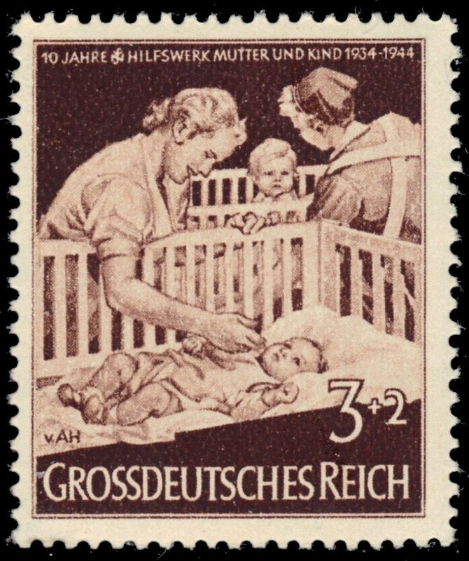 GERMANY B253 – Mother and Child Aid „Infant Crib“ (pc15341)