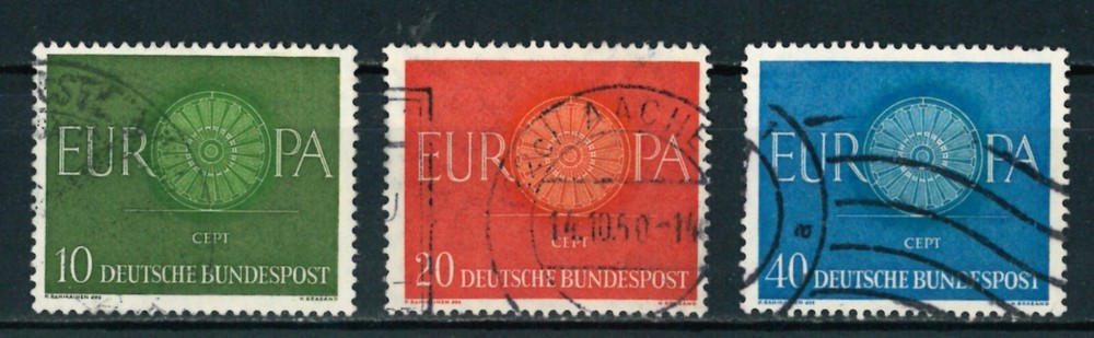 GERMANY DEUTSCHE BUNDESPOST 1960 – EUROPA Stamps – USED