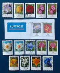 GERMANY Deutschland Used Flowers Definitives Superb 4722