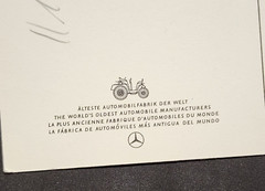WWII WW2 Germany Third Reich Automobile car auto postcard Mercedes BENZ 1888
