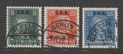 Germany 1927 complete set IAA issues used BERLIN $ 292.00