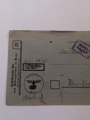 Germany Third Reich Official Document Amtsgericht Bonn 1945 Envelope