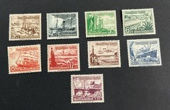 GERMANY 1937 XF MVLH Sc#B107-115, (W64)