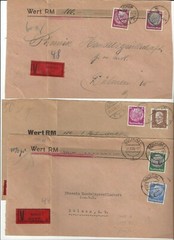 Germany. Lot of three postal items. Rare. GE5.(BDR/ENV)