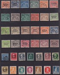 Lot Stamp Germany Reich Bavaria Bayern Classic Selection Mixed 4 Officials F