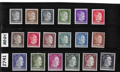 MNH stamp set Adolf Hitler Ukraine Overprints Germany Occupation WWII #2741