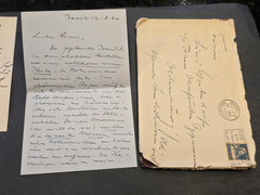 WW2 Third Reich Era German Document Paper Letters Receipts Lot Burg Hotel 1930s