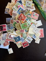 German album with stamps plus 1400 Germán Stamps Mint/Used unmounted