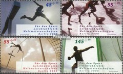 FRD (FR.Germany) 2727-2730 (complete issue) used 2009 Athletics