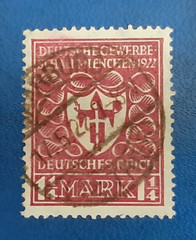 Germany Stamp Deutsches Reich 1,1/4 Mark 1922 Infla Mi. Nr. 199 a (21301)