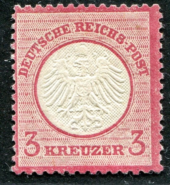 Deutsches Reich 1872, Small Eagle, 3 kr. carmine, Michel 9, MNH