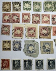 38 Bavaria Bayern Used Stamp Lot Coat Arms Ludwig München Cancel 1890s-1920s