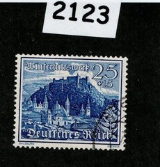 Used stamp Scott B167 1939 Winter relief Culture fund Germany #2123