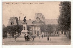 WWI 1916 German Feldpost Postcard SEDAN France – Kriegslazarett XVII Hospital Ca