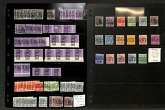 Germany Stamp Collection on 14 Stock Pgs, 1948 #585..633 WWII British Zone (KC)