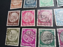 Germany Stamps – 25 stamps -1920’s and 30’s – hinged – used -nice lot