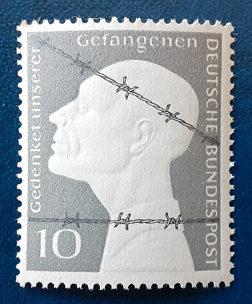 GERMANY Deutsche Bundespost 1953 10Pf MNH Prisoner Scott 697 VF See Note 4619